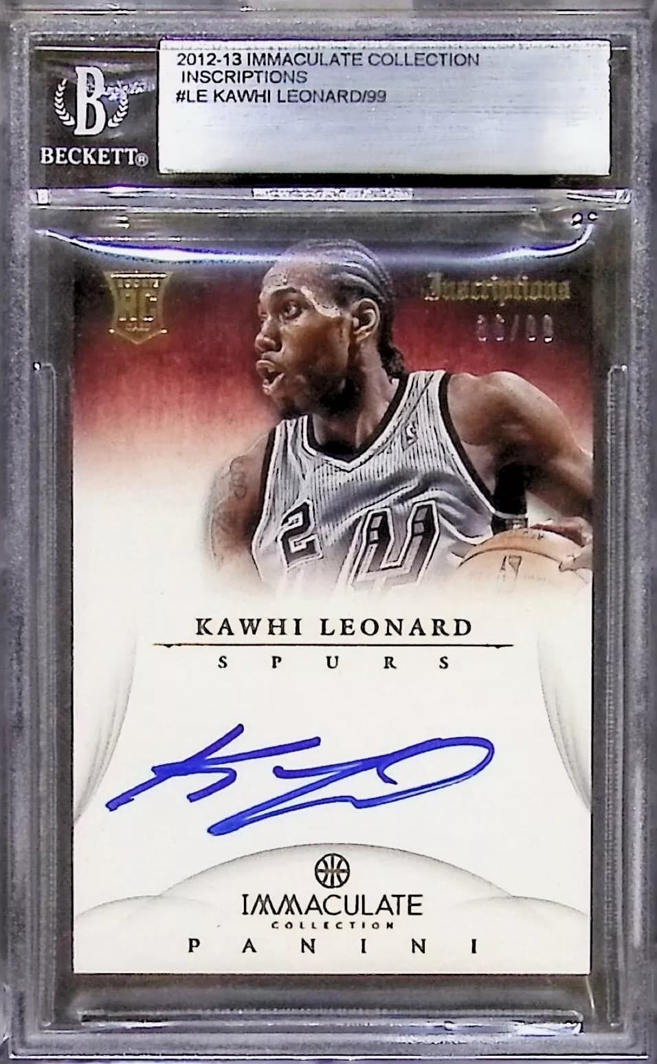 Kawhi Leonard 2012 panini
