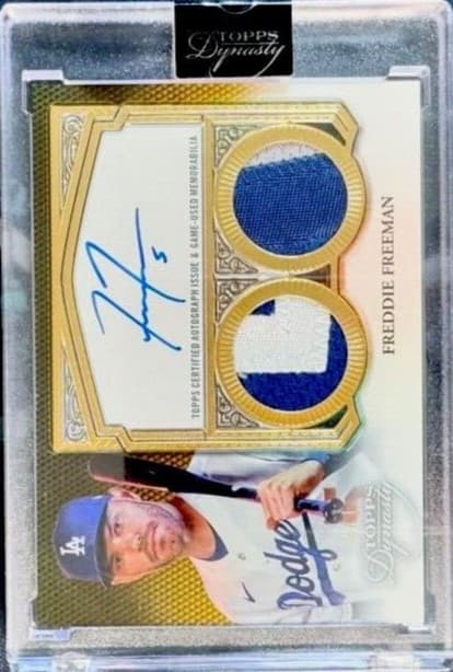 Freddie Freeman 2023 topps Topps Dynasty