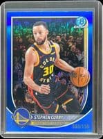 Stephen Curry 2025 bowman Bowman Chrome - Green Shimmer Refractor