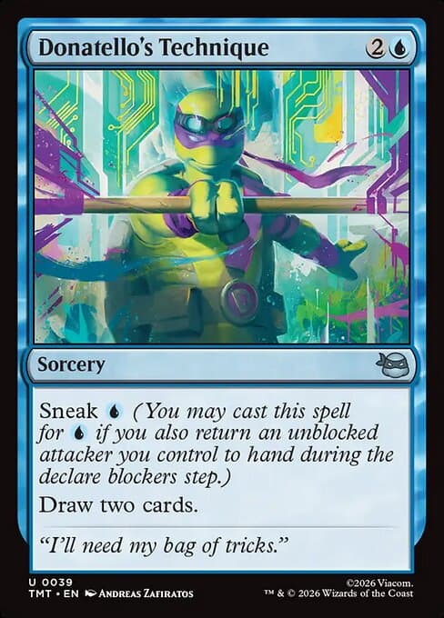 Donatello's Technique 2026 Magic: The Gathering Teenage Mutant Ninja Turtles