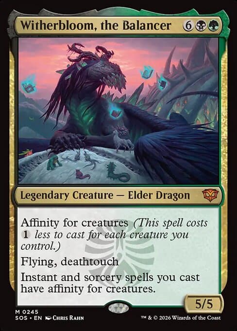 Witherbloom, the Balancer 2026 Magic: The Gathering Secrets of Strixhaven Borderless