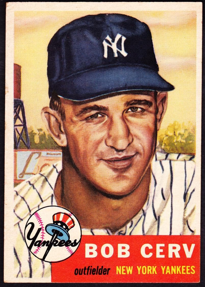 Bob Cerv 1953 topps Topps