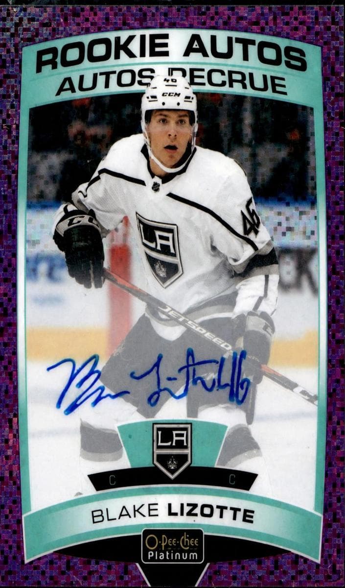 Blake Lizotte 2019 topps O-Pee-Chee Platinum