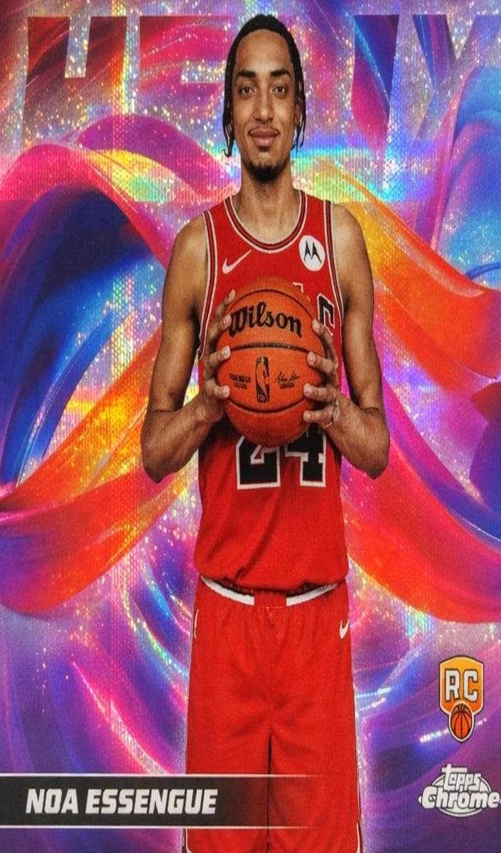 Noa Essengue 2025 topps Topps Chrome