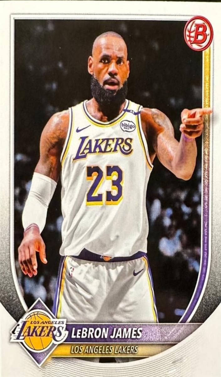 LeBron James 2025 bowman