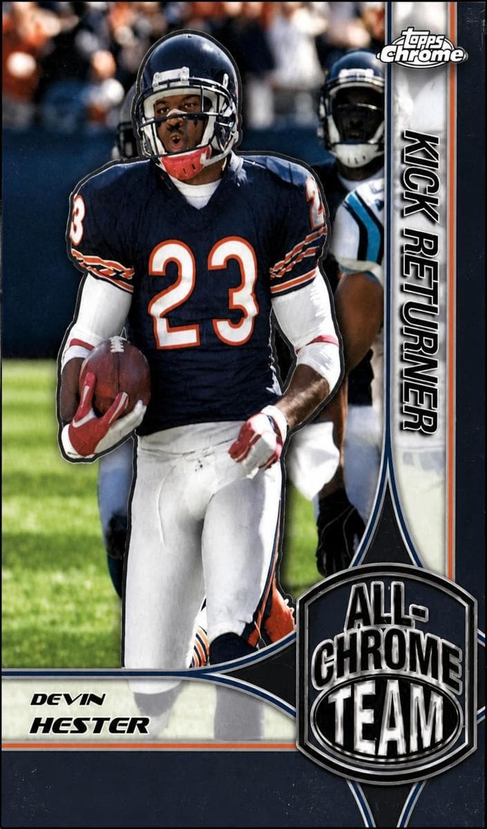 Devin Hester trading card