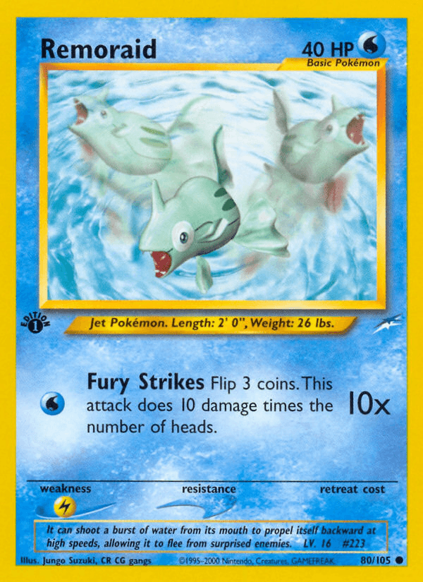 Remoraid 2002 Pokemon Neo Destiny