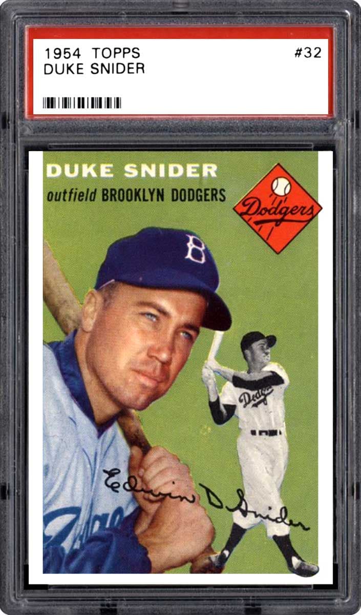Duke Snider 1954 topps Topps Canadian