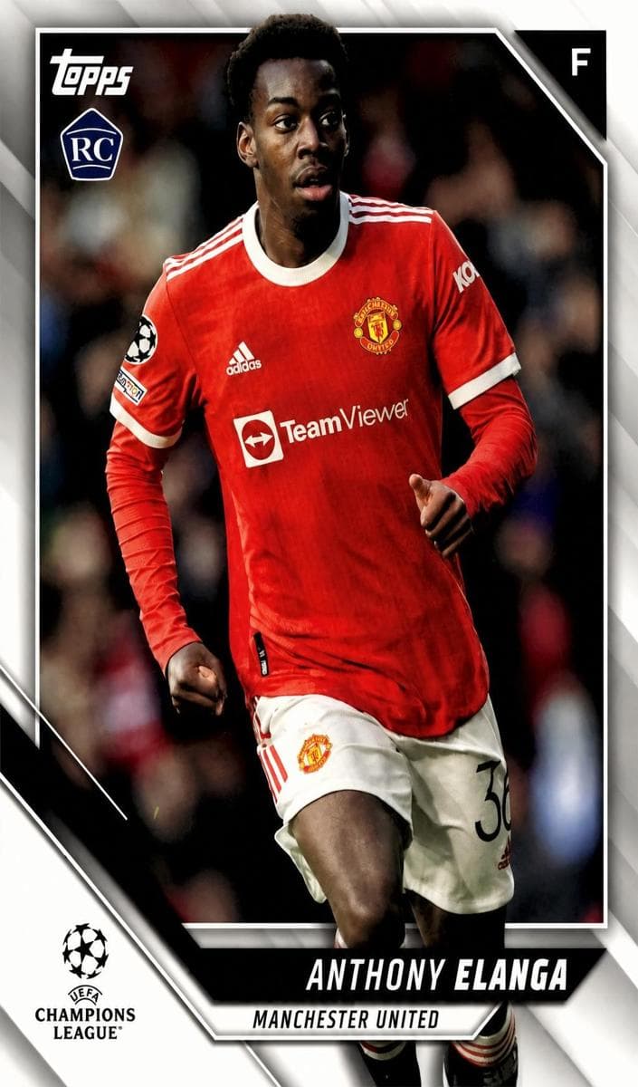 Anthony Elanga 2021 topps