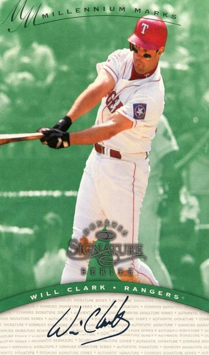 Will Clark 1997 panini Signatures
