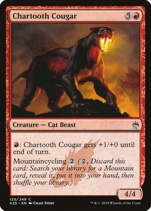 Chartooth Cougar 2012 Magic: The Gathering