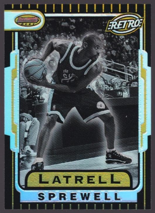 Latrell Sprewell 1996 unknown Bowman's Best