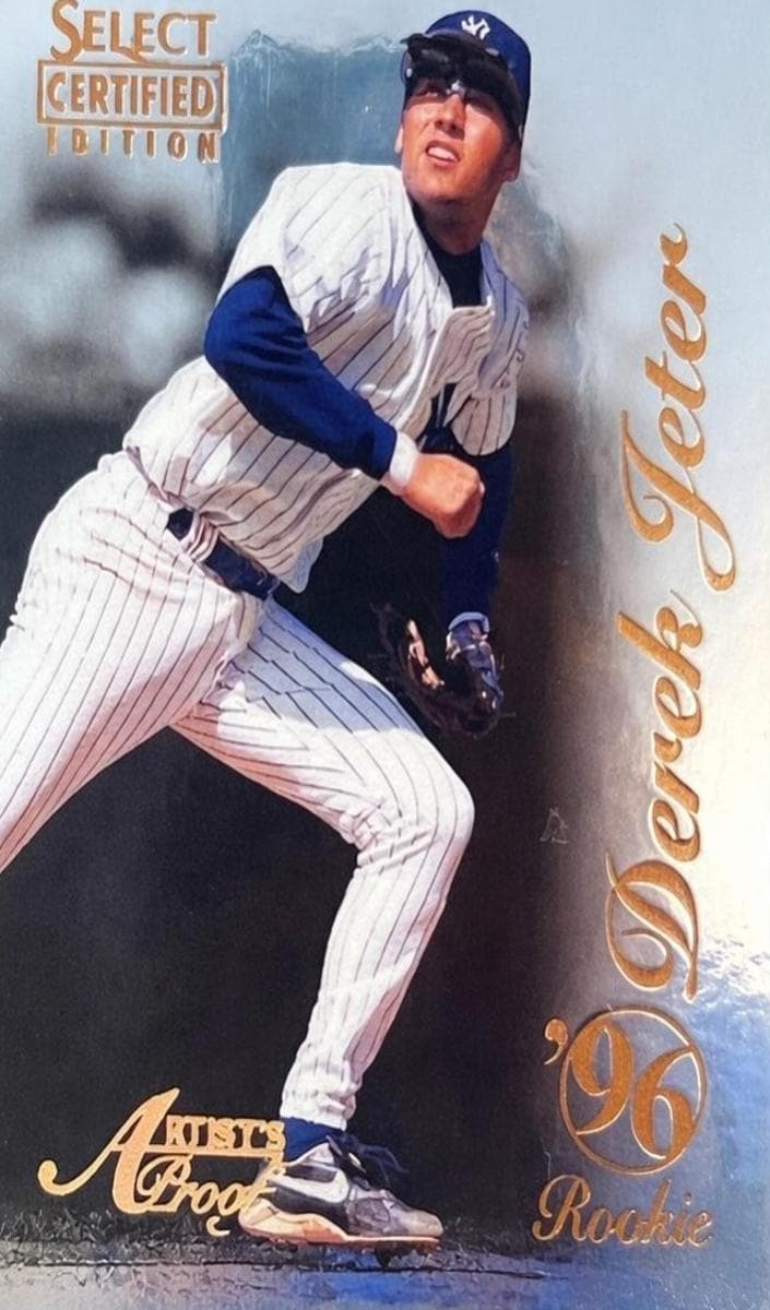 Derek Jeter 1996 panini Certified Baseball Artist's Proof