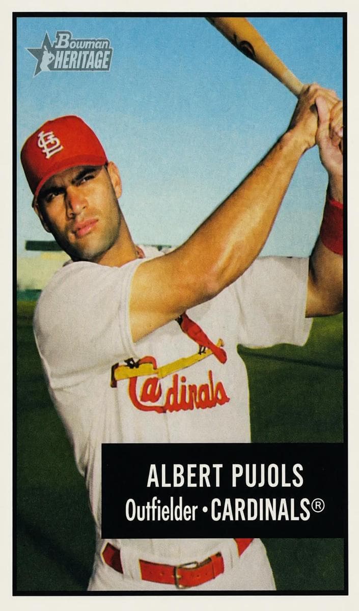 Albert Pujols 2003 bowman