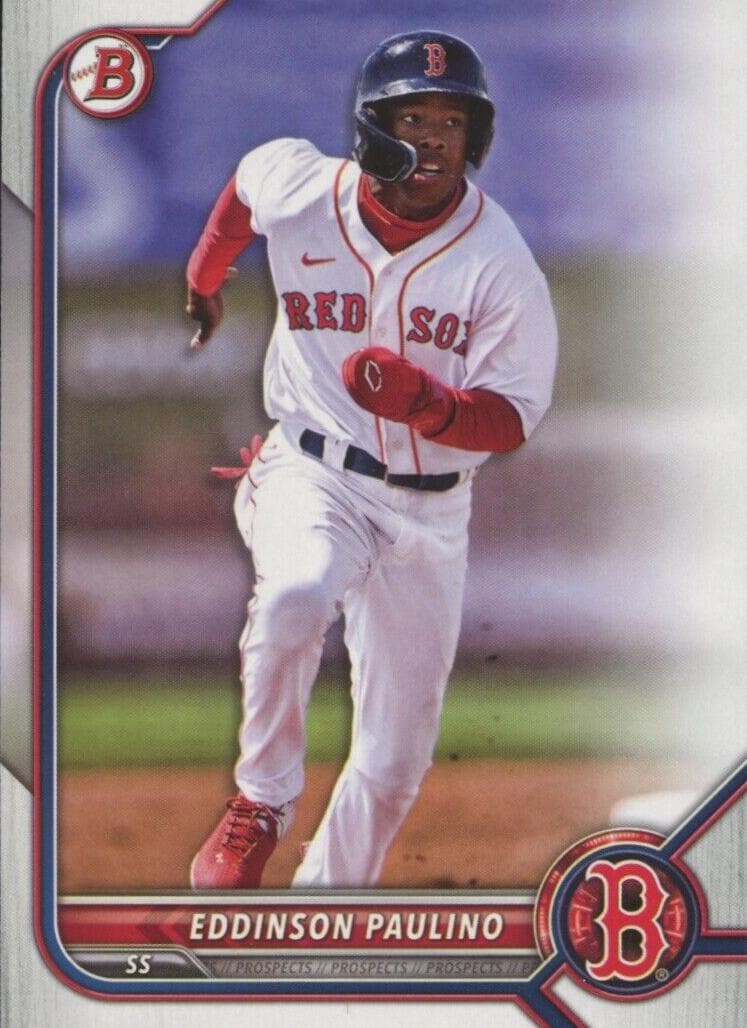 Eddinson Paulino 2022 bowman Bowman Draft