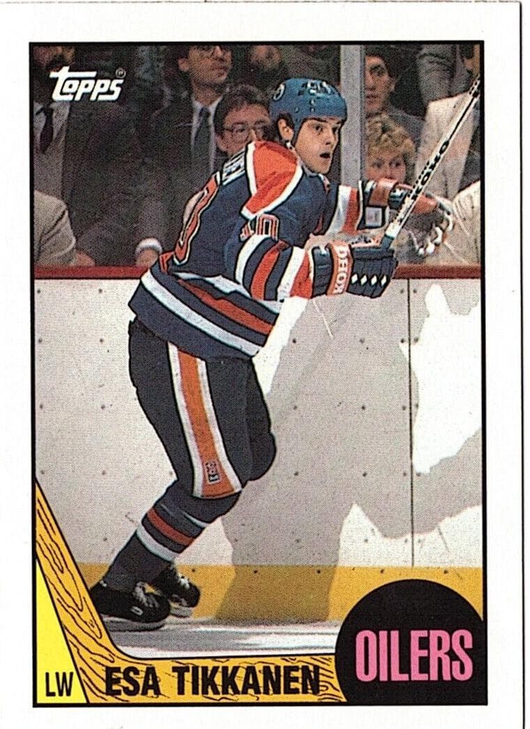 Esa Tikkanen 1987 topps Topps