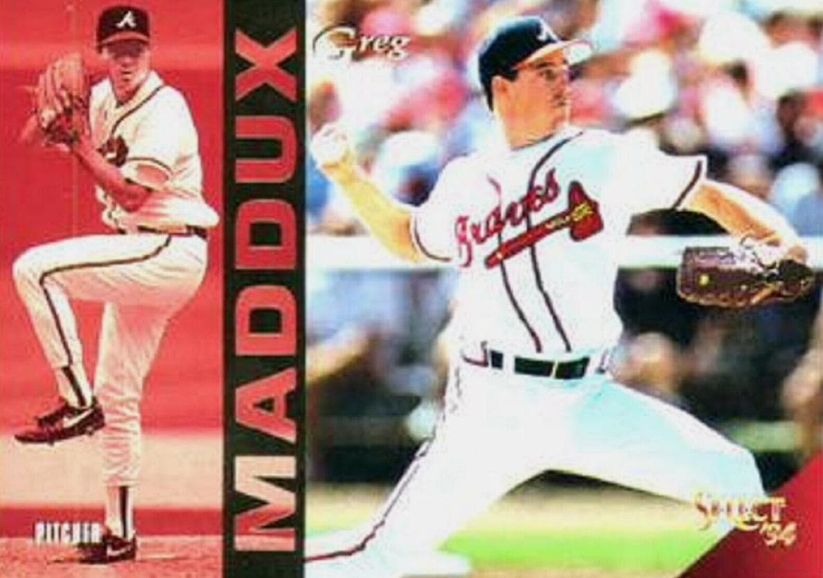 Greg Maddux 1994 panini Select