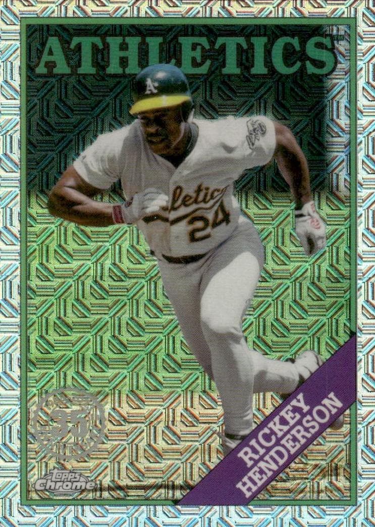 Rickey Henderson 2023 topps Topps