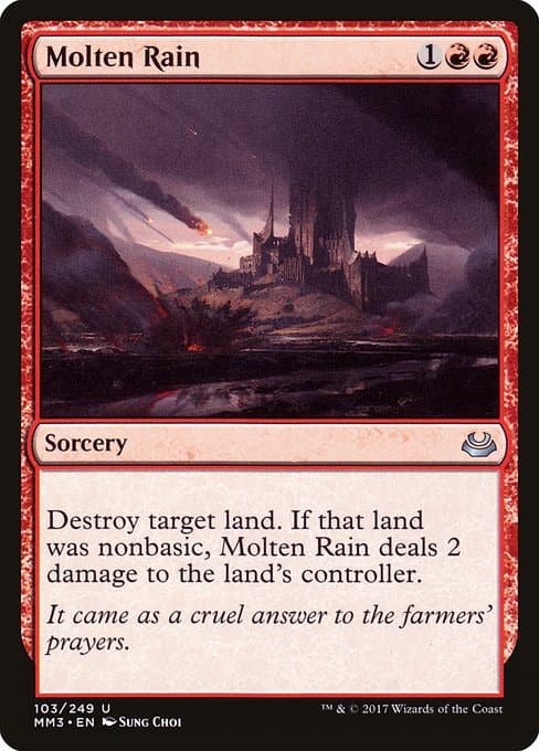 Molten Rain 2003 Magic: The Gathering Mirrodin