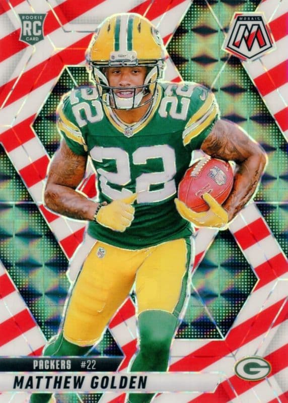 Matthew Golden 2025 panini Mosaic Choice Red & Green