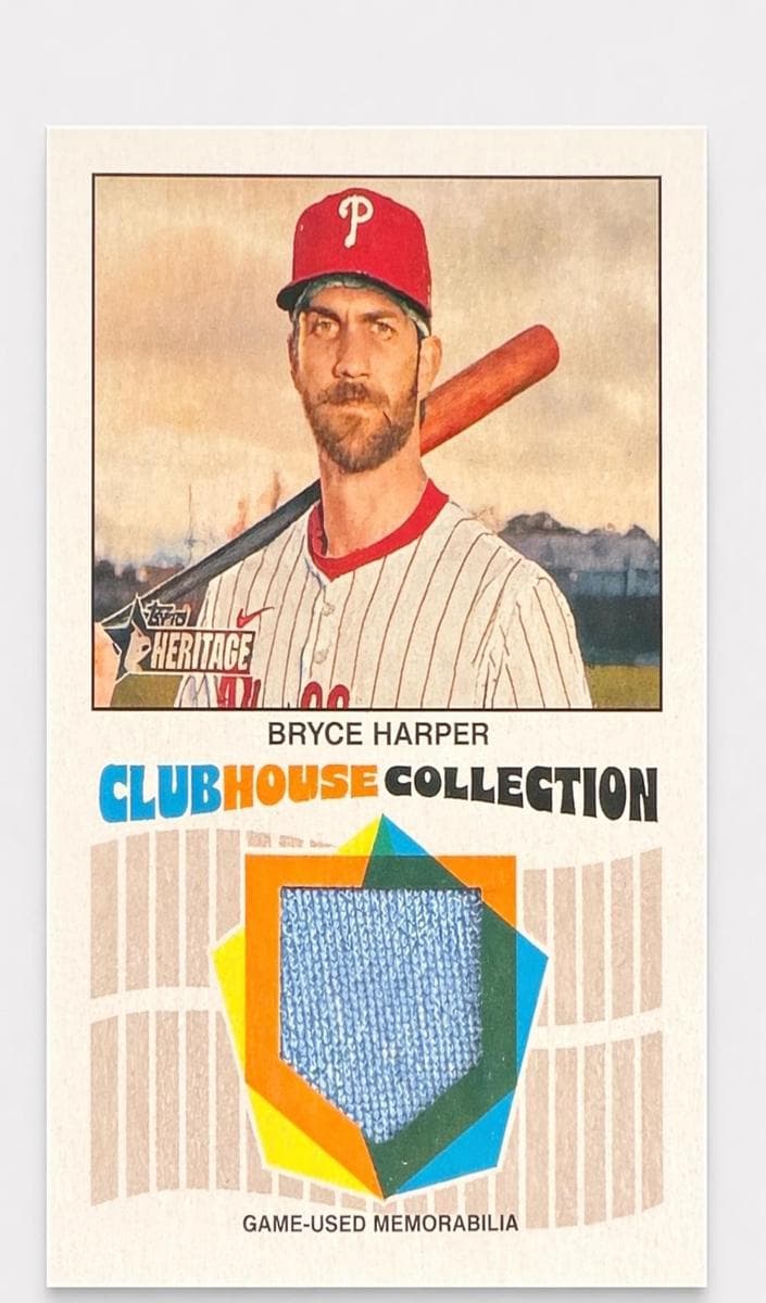 Bryce Harper 2026 topps Topps Heritage
