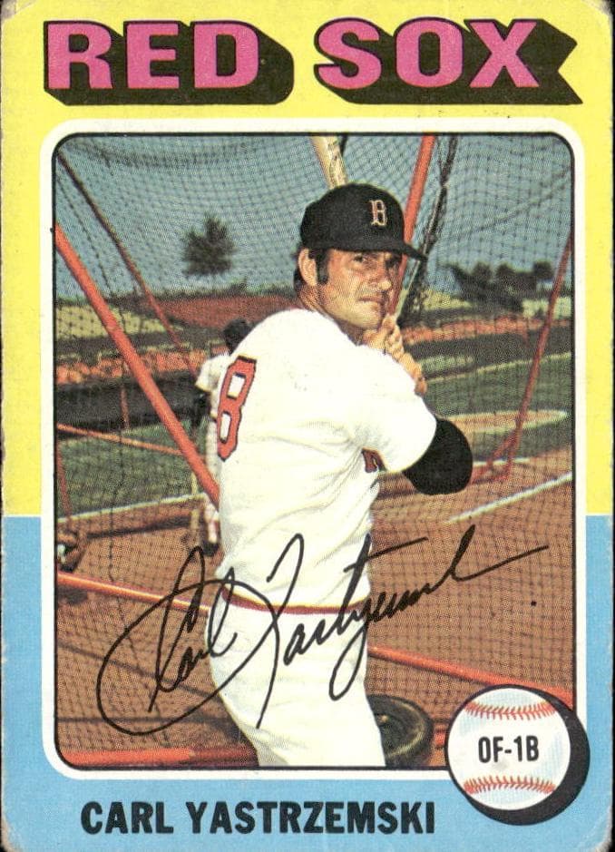 Carl Yastrzemski 1975 topps Topps Mini