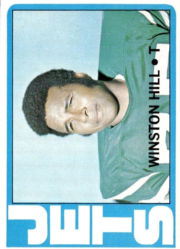 Winston Hill 1972 topps Topps