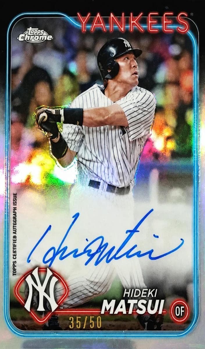 Hideki Matsui 2024 topps Topps Chrome