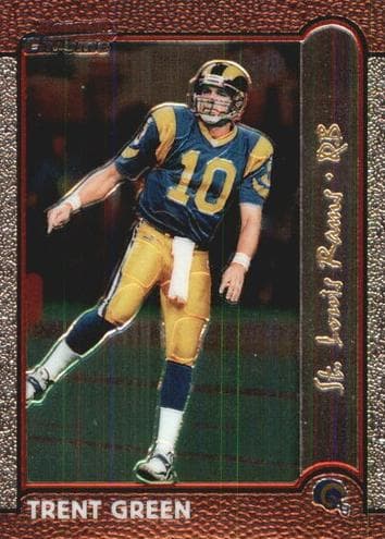 Trent Green 1999 bowman Bowman Chrome