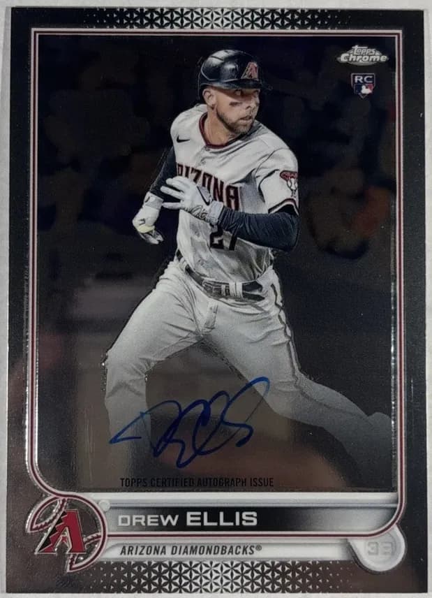 Drew Ellis 2022 topps Topps Chrome