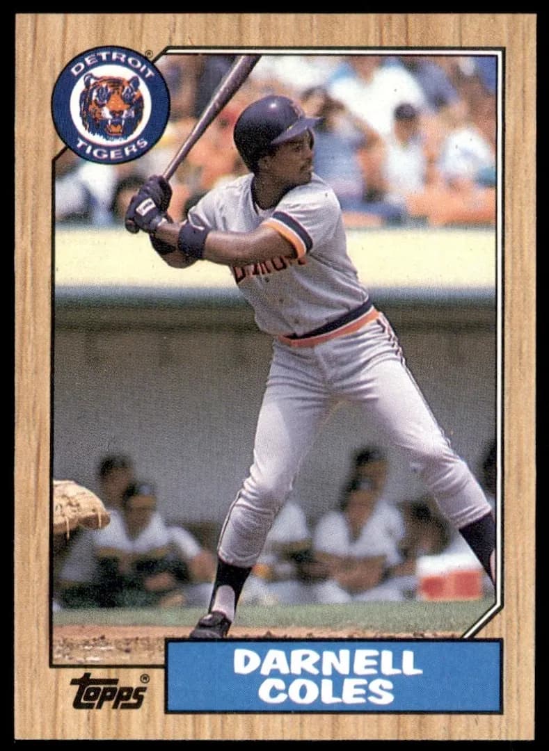 Darnell Coles trading card