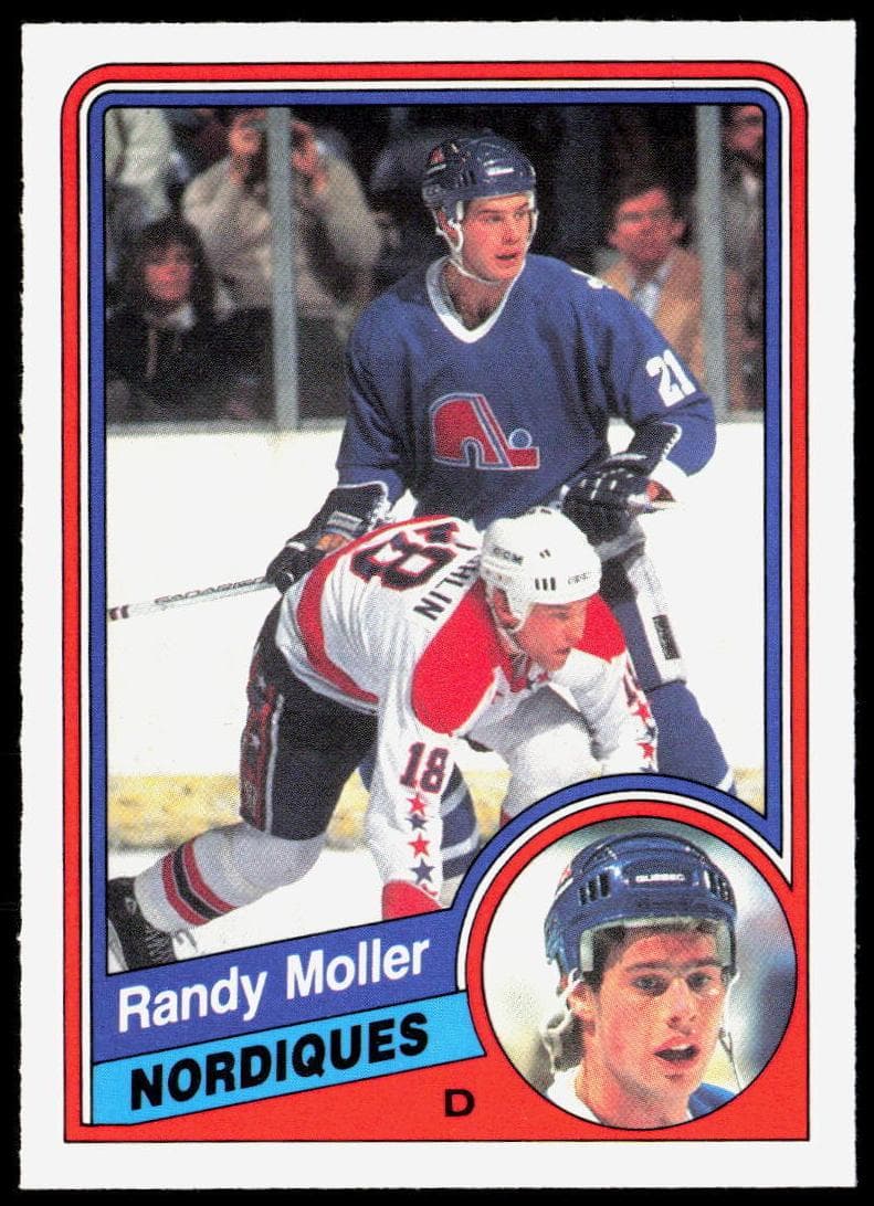 Randy Moller trading card