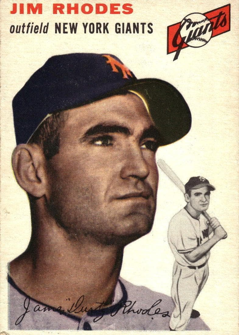 Jim Rhodes 1954 topps Topps