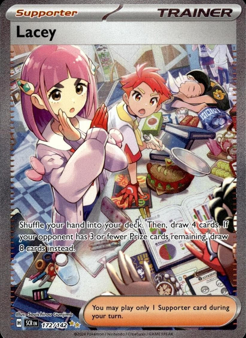 Lacey trading card