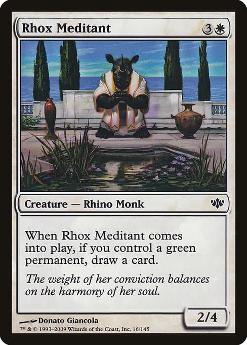 Rhox Meditant 2009 Magic: The Gathering Conflux