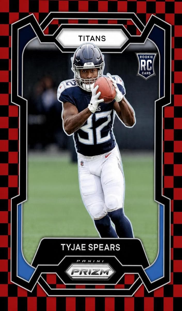 Tyjae Spears 2023 panini Panini Donruss