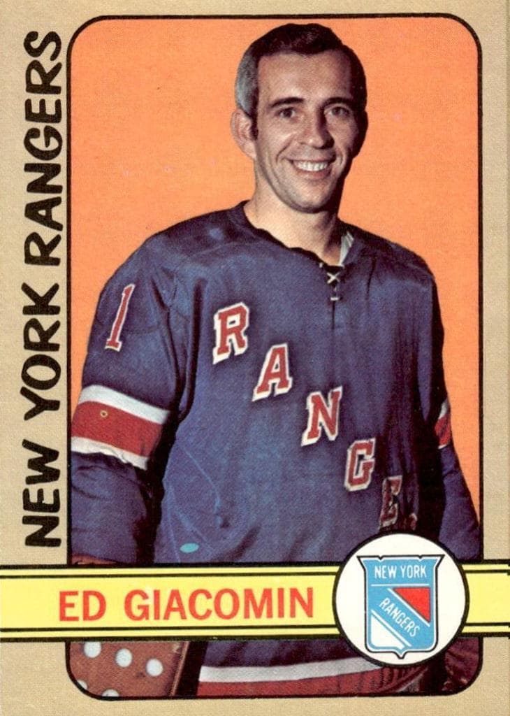 Ed Giacomin 1972 topps O-Pee-Chee