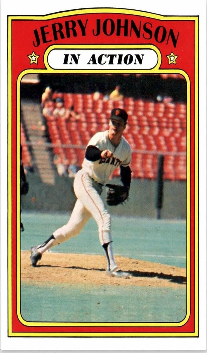 Jerry Johnson 1972 topps O-Pee-Chee