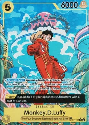 Monkey.D.Luffy trading card