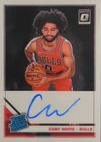 Coby White trading card