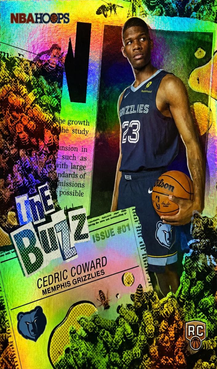 Cedric Coward 2025 panini NBA Hoops