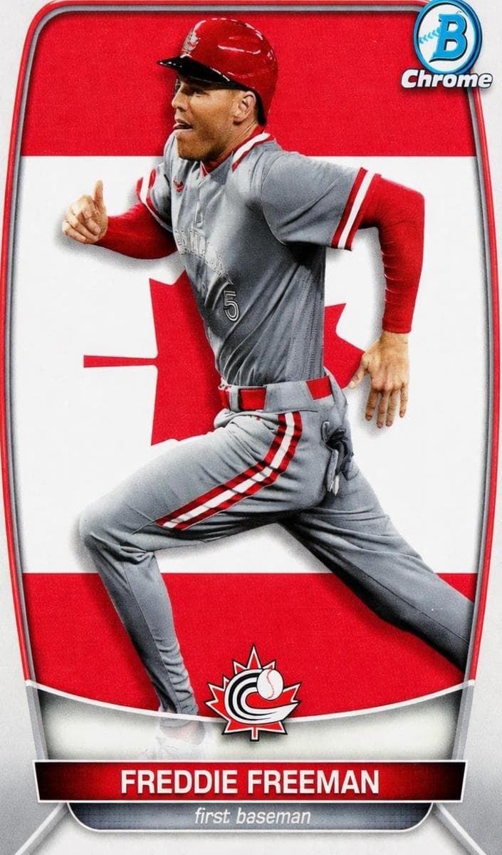 Freddie Freeman 2023 bowman Bowman Chrome
