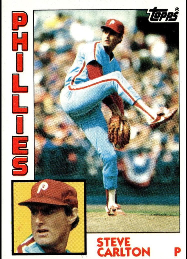 Steve Carlton 1984 topps Topps
