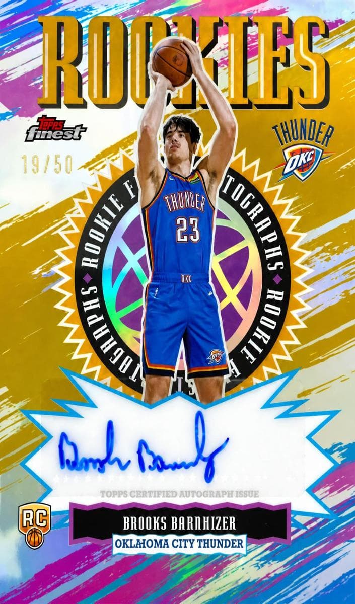 Brooks Barnhizer 2025 topps Topps Finest