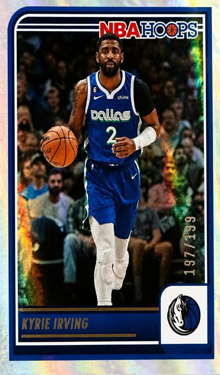 Kyrie Irving 2023 panini Hoops Premium Stock
