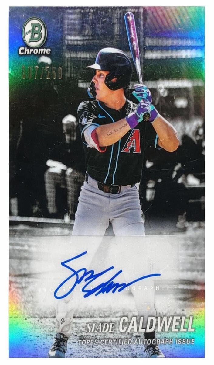 Slade Caldwell 2025 bowman Bowman Draft Chrome