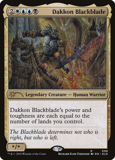 Dakkon Blackblade 2019 Magic: The Gathering Secret Lair Drop