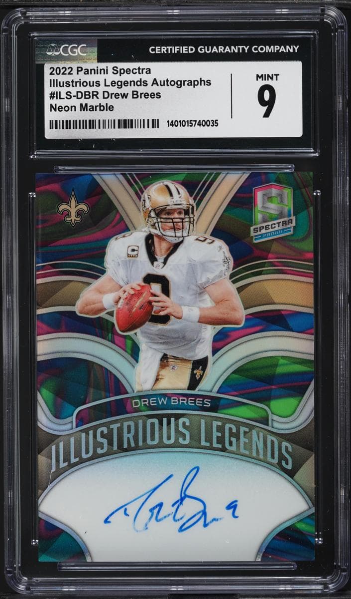 Drew Brees 2022 panini Panini Spectra