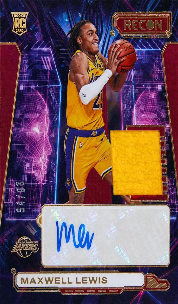 Maxwell Lewis 2023 panini Recon