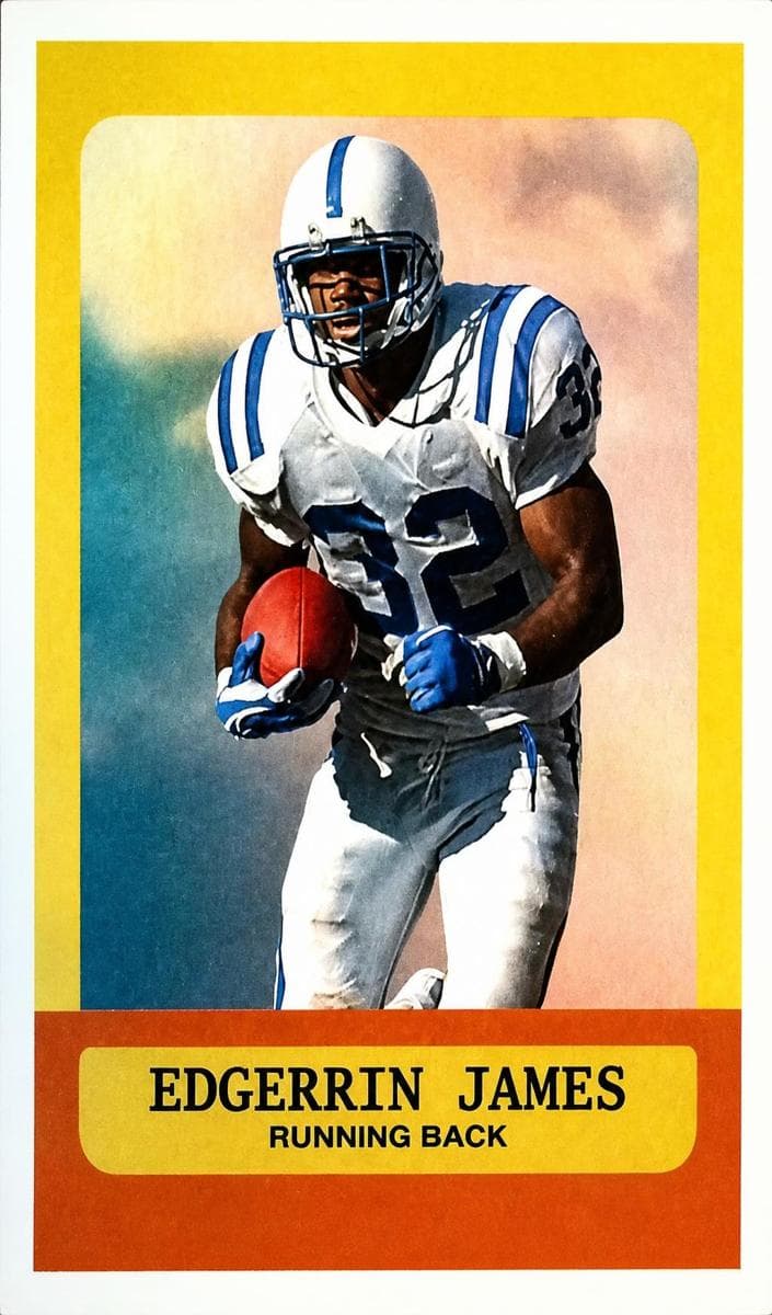 Edgerrin James trading card